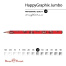 КАРАНДАШ ЧЕРНОГРАФИТОВЫЙ "HappyGraphix Jumbo. Fresh & fruity.