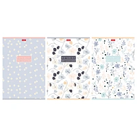 Тетрадь А4, 80 л., HATBER, скоба, клетка, Soft-touch ламинация, "Музыка цветов" (микс в спайке), 093514, 80Т4лВ1