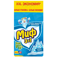 Стиральный порошок для машинной стирки Миф 3в1 "Морозная свежесть", 6кг  52902/MS-81625949
