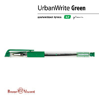 РУЧКА "UrbanWrite" С ЧЕРНИЛАМИ НА МАСЛЯНОЙ ОСНОВЕ 0.7 ММ, ЗЕЛЕНАЯ
