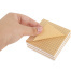 Блок самоклеящийся крафтовый (стикеры) BRAUBERG, MULTI KRAFT 76х76 мм, 300