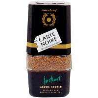 Кофе растворимый Carte Noire, 190г, стеклянная банка: