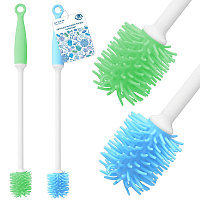 Щетка для высокой посуды "Шпилька". Длина 29 см. 2 цвета