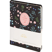 Ежедневник недатированный IF 14х20см 192 стр, твердый, Diary, I1660/black