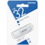 Флеш-диск 32GB SMARTBUY Scout USB 2.0, белый, SB032GB2SCW