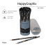 КАРАНДАШ ЧЕРНОГРАФИТОВЫЙ "HappyGraphix. Дамские штучки. Очки" НВ