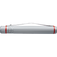 Тубус D90мм, L630-1100мм серый на ремне штр.  6939540588355