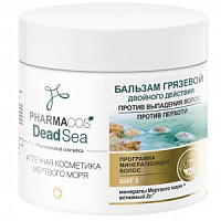 ВИТЭКС PHARMACOS DEAD SEA БАЛЬЗАМ грязевой двойного действия против выпадения волос, против перхоти, 400мл/18шт, код 03 15