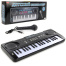 Синтезатор электронный на батарейках, 37 клавиш, микрофон, 60*9*24 см.