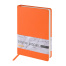 ЕЖЕДНЕВНИК НЕДАТИРОВАННЫЙ А5 "CARRARA" (ОРАНЖЕВЫЙ)