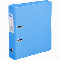 Папка с арочн.мех. BANTEX 70мм 1450-23 небесно-голубой штр.  4690432020996