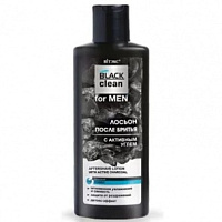 ВИТЭКС BLACK CLEAN FOR MEN ЛОСЬОН ПОСЛЕ БРИТЬЯ с активным углем, 150мл/14шт, код 56 06