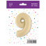 Фигура Цифра 6/9 Сатин Cream 40"/102см