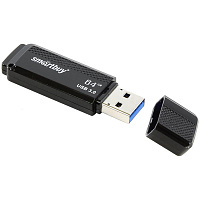 Память Smart Buy "Dock"  64GB, USB 3.0 Flash Drive,  черный SB64GBDK-K3