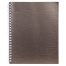 Тетрадь бумвинил, А5, 96 л., гребень, офсет №1, клетка, КОРИЧНЕВАЯ Metallic,
