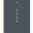 Тетрадь А5, 80 л., HATBER, гребень, клетка, Soft-touch ламинация,