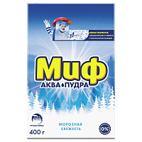 Стиральный порошок для ручной стирки МИФ, Морозная свежесть, 400гр: 81541888 штр.:  5413149097988