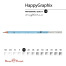 КАРАНДАШ ЧЕРНОГРАФИТОВЫЙ "HappyGraphix" ВЕСЕЛАЯ СОБАЧКА НВ