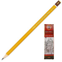 Карандаш чернографитный KOH-I-NOOR 1500/3B Чехия штр.  5935390924078, 8593539005902, 8593539092407, 8593539092506