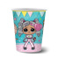 LOL. Набор бумажных стаканов, бирюзовый (Present Surprise), 6 штук*250 мл.