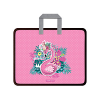 Папка пластиковая для творчества Erich Krause Rose Flamingo, A4+