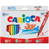 Фломастеры "Joy", 24цв., картон. уп., европодвес: 40615 штр.:  8003511406158