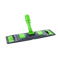 Держатель МОПа универс. пластик 40х11см, т.серый/зеленый NPK195