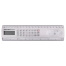 Линейка с калькулятором 20 см BRAUBERG MULTI-8 (53x210 мм), 8 разрядов, 250540