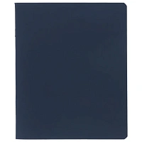 Тетрадь А5, 96 л., HATBER, скоба, клетка, Soft-touch ламинация, СОЛО "Сапфир", 092748, 96Т5лВ1