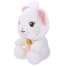 Игрушка мягкая "Котик", высота 23 см, цвет белый, WOOZOO (ВУЗУ),