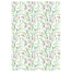 Упаковочная бумага глянцевая 70*100см, MESHU "Bouquet", 80 г/м2,