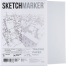 Калька А4 для печати и творчества, 90 г/м2, 100 листов, SKETCHMARKER, SM17119,